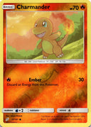 Pokemon Charmander 12/181 Team Up Reverse Holo NM