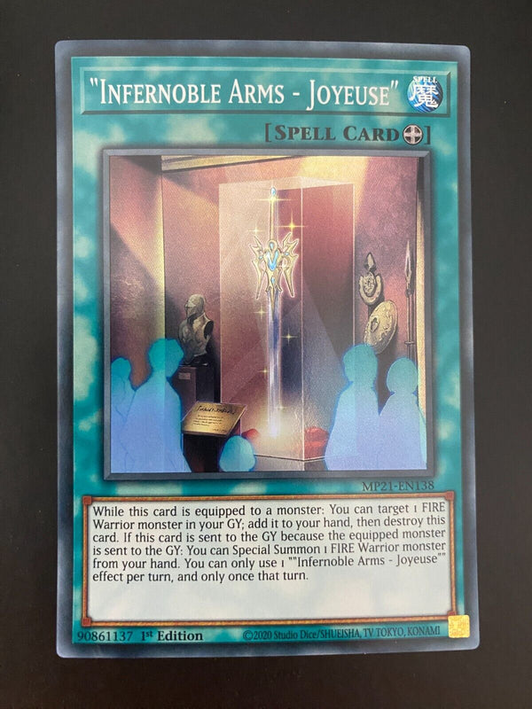 Yugioh Infernoble Arms - Joyeuse MP21-EN138 1st Edition NM