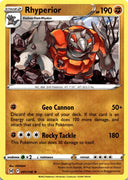Pokemon Rhyperior 091/196 Lost Origin Non Holo NM