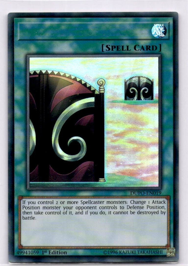 Yugioh Magic Gate of Miracles DUPO-EN019 Ultra Rare No Name Indent 1st Ed VLP/NM
