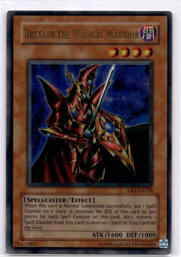 Yugioh Breaker the Magical Warrior DR1-EN126 Ultra Rare Unlimited Edition VLP/NM