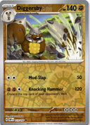 Pokemon Diggersby 113/197 Obsidian Flames Reverse Holo NM