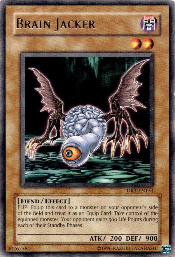 Yugioh Brain Jacker DR3-EN154 Rare Unlimited Edition MP