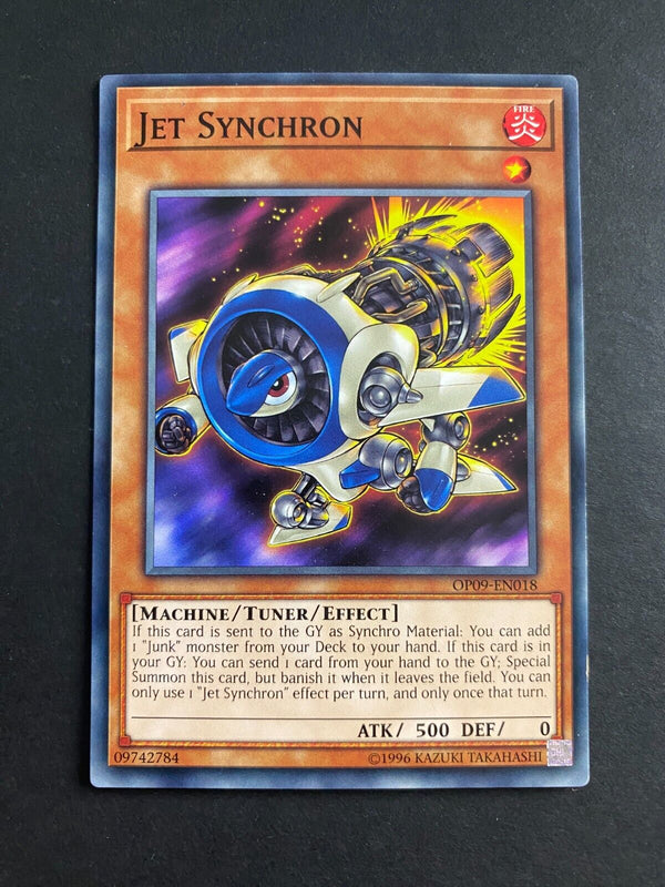 Yugioh Jet Synchron OP09-EN018 Common Unlimited Edition MP
