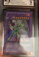 Yugioh Elemental Hero Shining Pheonix Enforcer DR04-EN213 CGC PSA CGA 9 MINT