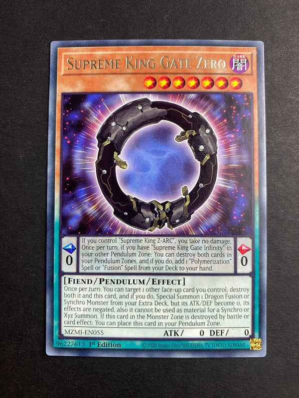 Yugioh Supreme King Gate Zero MZMI-EN055 Rare 1st Edition VLP/NM