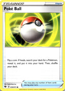 Pokemon (4 Cards) Poke Ball 059/073 Champion's Path Non Holo NM