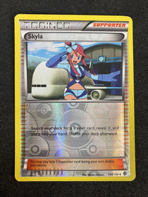 Pokemon Skyla 134/149 Boundaries Crossed Reverse Holo Trainer MP-LP