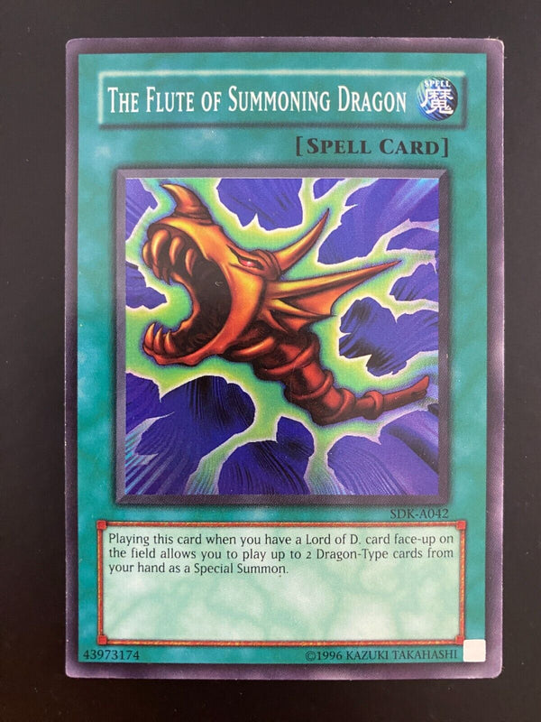 Yugioh The Flute of Summoning Dragon SDK-A042 Unlimited Edition HP/MP