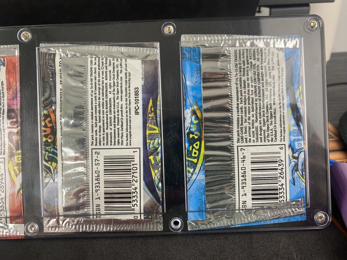 Yugioh Empty Booster Pack Display Original LOB/MRD/PSV/MFC Pack Read Description