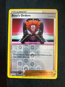 Pokemon Boss's Orders 058/072 Shining Fates Reverse Holo NM