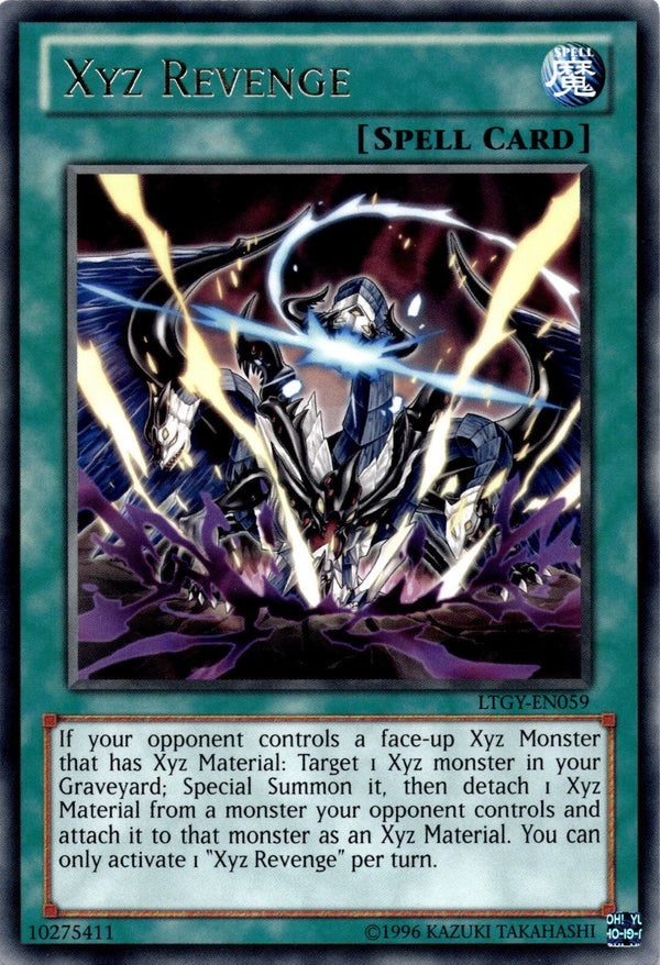 Yugioh Xyz Revenge LTGY-EN059 Rare Unlimited Edition NM