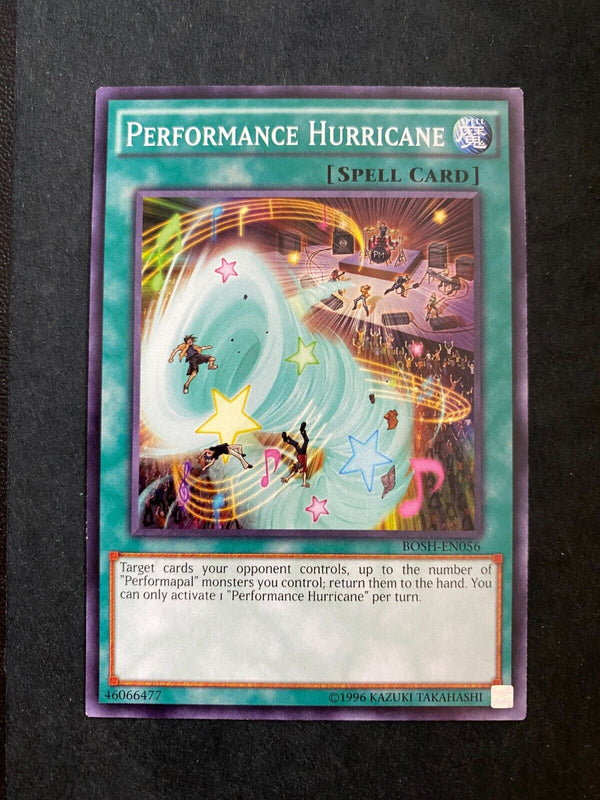 Yugioh Performance Hurricane BOSH-EN056 Common 1st Edition NM