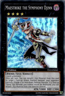 Yugioh Maestroke the Symphony Djinn YS12-EN043 Super Rar LP FOIL SHIFT MISPRINT