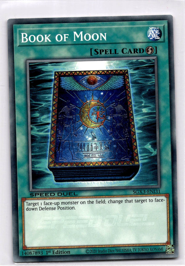 Yugioh Book of Moon SGX3-ENI31 Speed Duel Common 1st Edition NM