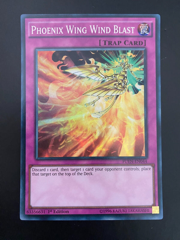 Yugioh Phoenix Wing Wind Blast FUEN-EN044 Super Rare 1st Edition NM/MINT
