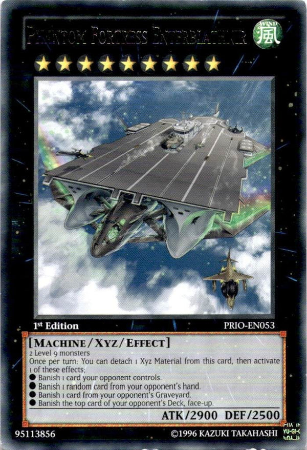 Yugioh Phantom Fortress Enterblathnir PRIO-EN053 Rare 1st Edition MP