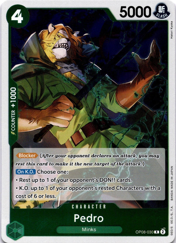 One Piece Pedro OP08-030 Two Legends R NM