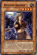 Yugioh Amazon Archer LON-032 Common 1st Edition DAMAGED