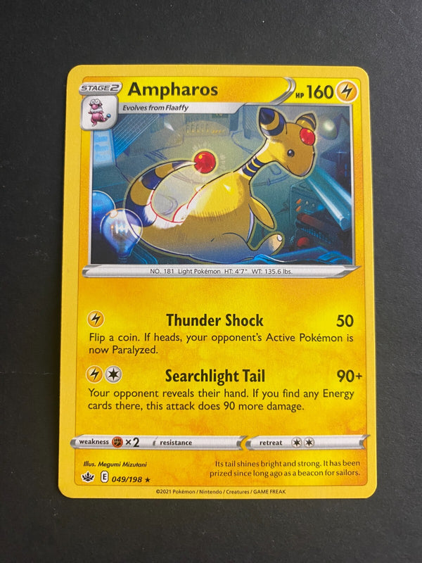 Pokemon Ampharos 049/198 Chilling Reign Rare Non Holo VLP/NM