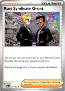 Pokemon Rust Syndicate Grunt 081/084 Pitch Black Non Holo NM