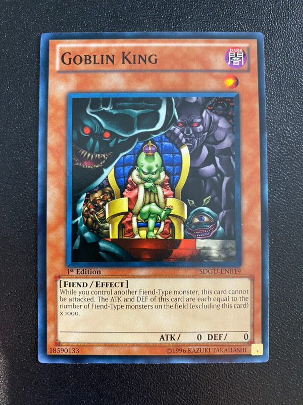 Yugioh Goblin King SDGU-EN019 Common 1st Edition VLP/NM