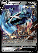 Pokemon Metagross V 112/198 Chilling Reign Full Art Holo NM