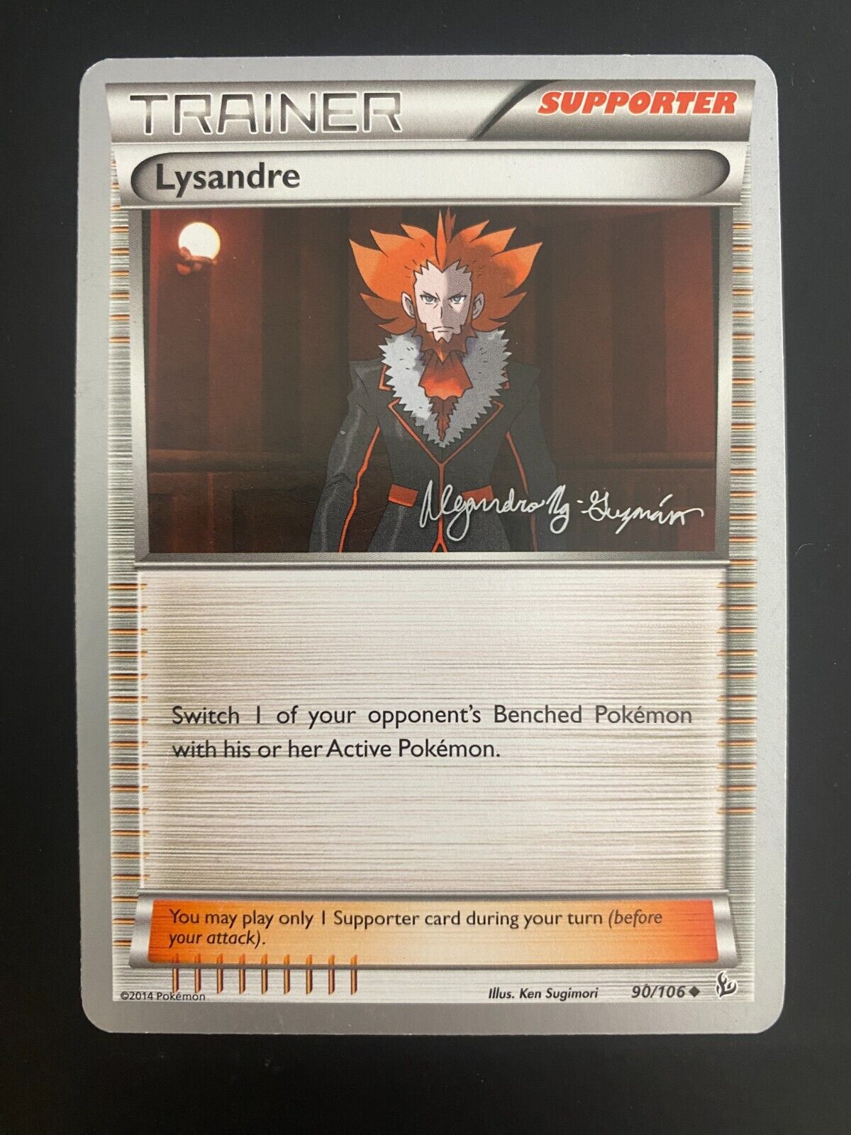 Pokemon Lysandre 90/106 2015 World Championships Flashfire VLP-NM