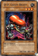 Yugioh D.D. Crazy Beast MFC-019 Rare Unlimited Edition DAMAGED