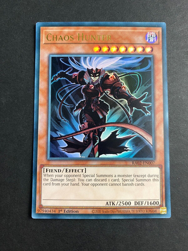 Yugioh Chaos Hunter RA02-EN007 Ultra Rare 1st Edition NM