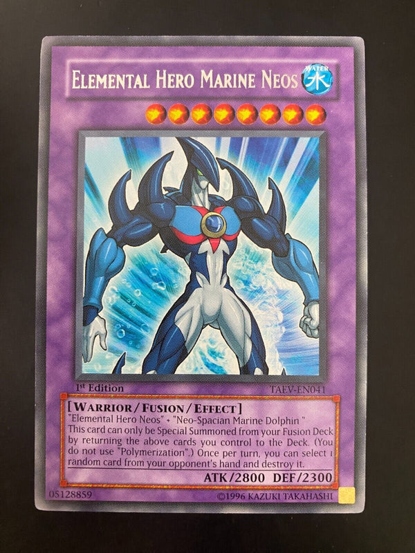 Yugioh Elemental Hero Marine Neos TAEV-EN041 Common 1st Edition VLP