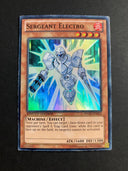 Yugioh Sergeant Electro WGRT-EN043 Super Rare Limited Edition HP