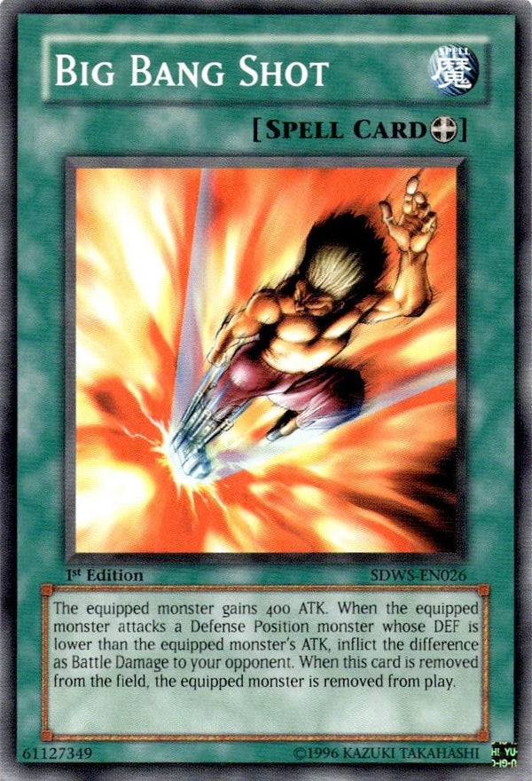Yugioh Big Bang Shot SDWS-EN026 Common 1st Edition NM