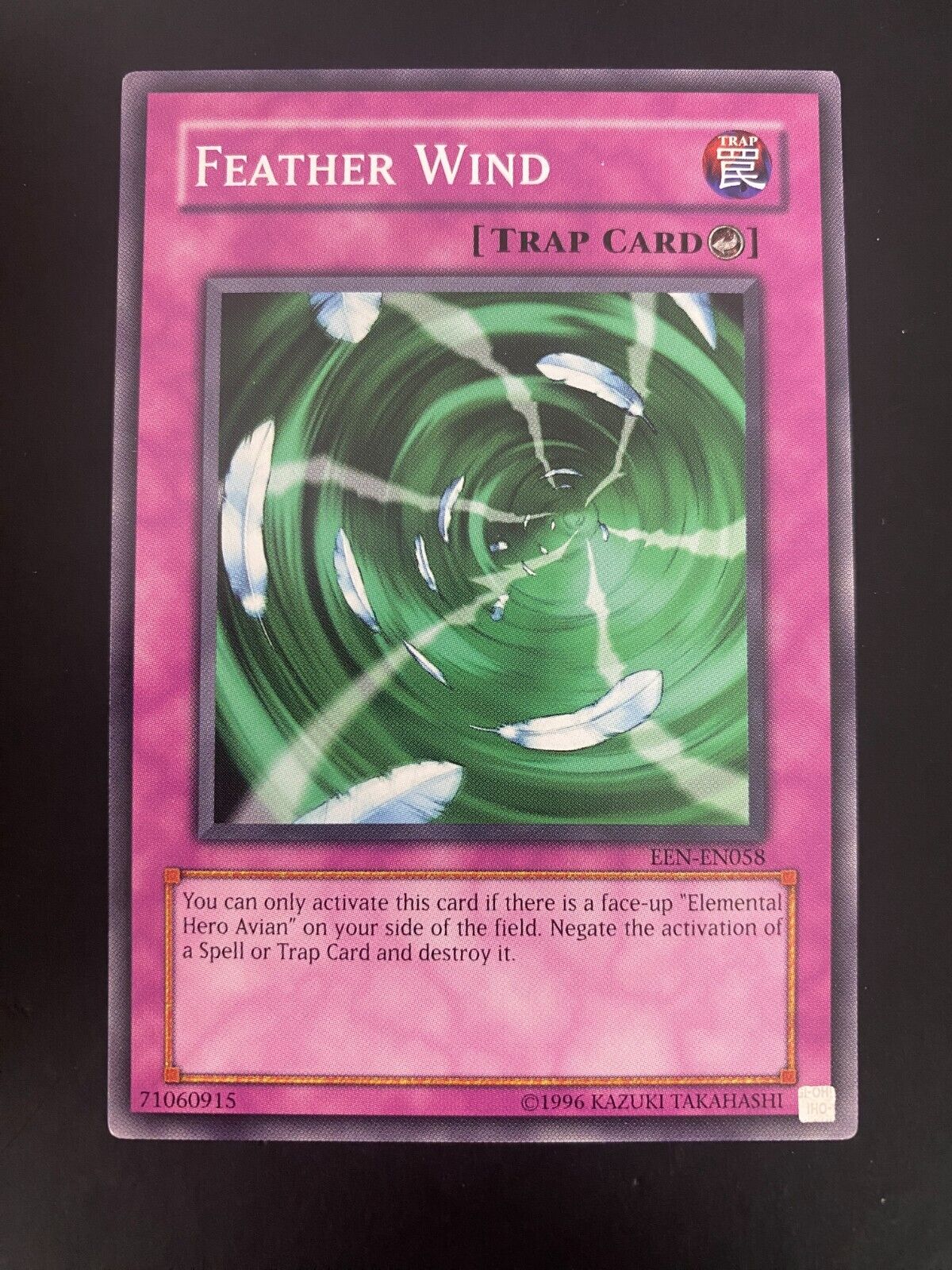 Yugioh Feather Wind EEN-EN058 Common Unlimited Edition VLP/NM