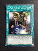 Yugioh U.A. Signing Deal OP14-EN010 Super Rare Unlimited Edition LP