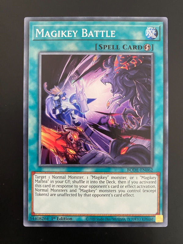 Yugioh Magikey Battle BODE-EN062 Common 1st Edition NM/MINT