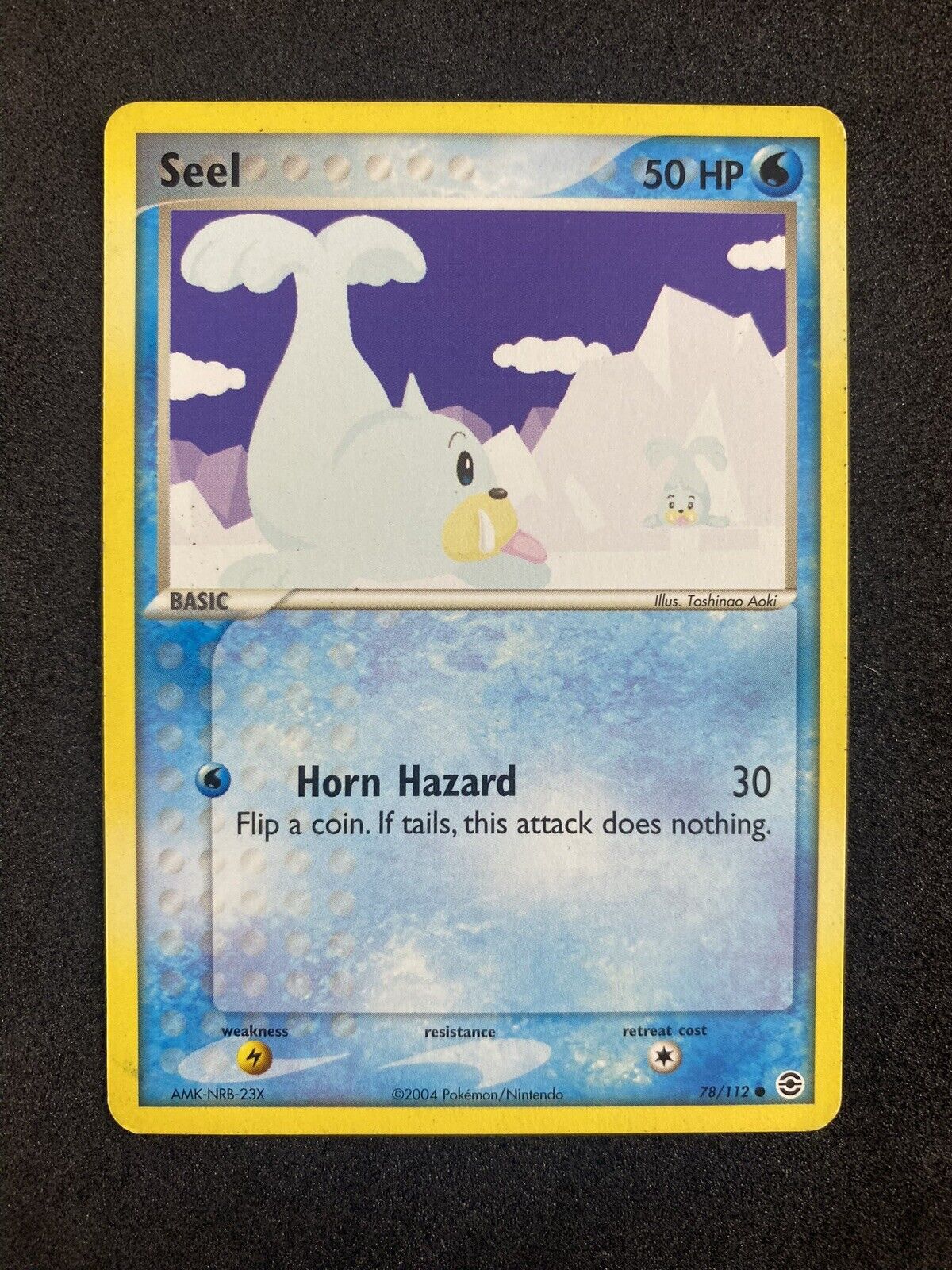 Pokemon Seel 78/112 Common EX Fire Red & Leaf Green VLP