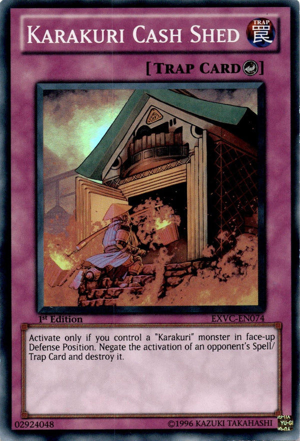 Yugioh Karakuri Cash Shed EXVC-EN074 Super Rare 1st Edition LP