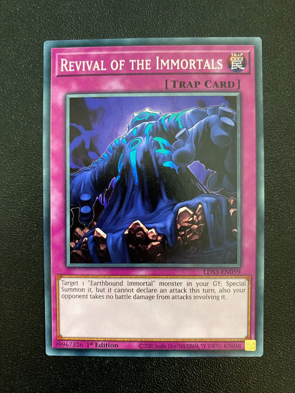 Yugioh Revival of the Immortals LDS3-EN059 Common 1st Edition NM