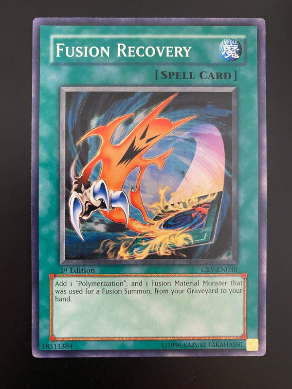 Yugioh Fusion Recovery CRV-EN038 Common 1st Edition NM