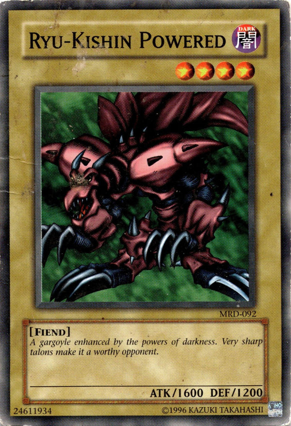Yugioh Ryu-Kishin Powered MRD-092 Common Unlimited Edition DAMAGED