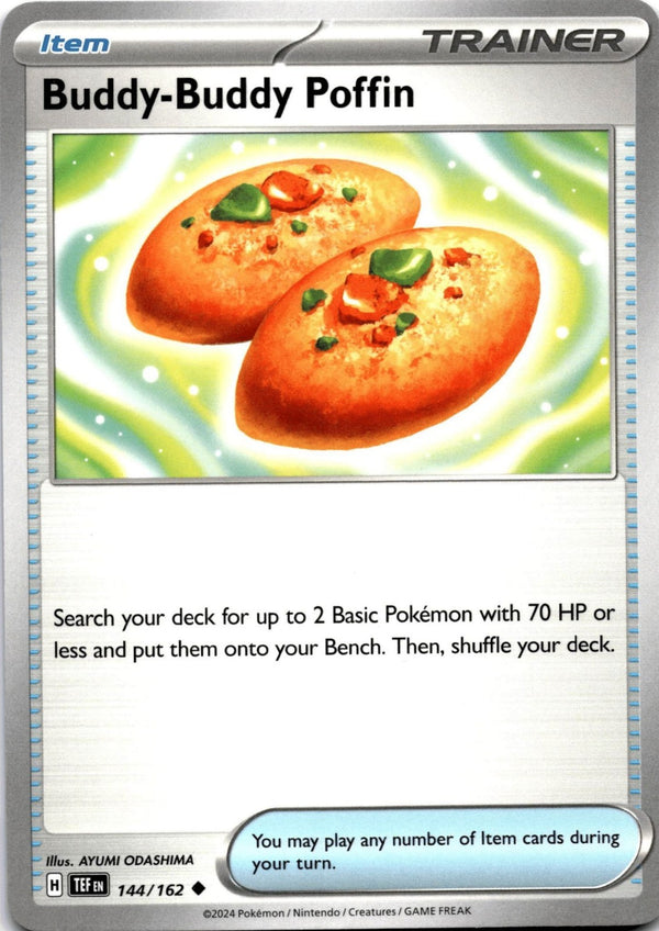 Pokemon Buddy-Buddy Poffin 144/162 Temporal Forces Non Holo NM
