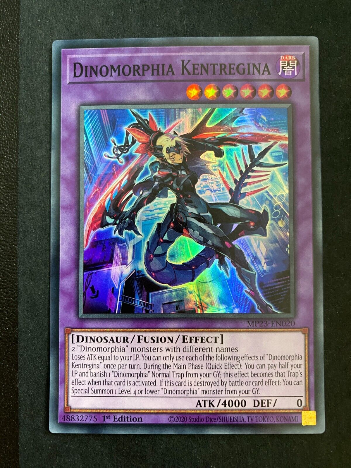 Yugioh Dinomorphia Kentregina MP23-EN020 Super Rare 1st Edition NM