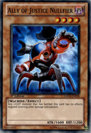 Yugioh Ally of Justice Nullfier HA02-EN018 Super Rare 1st Edition MP/LP