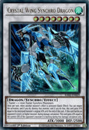 Yugioh Crystal Wing Synchro Dragon RA02-EN029 Ultra Rare 1st Edition NM