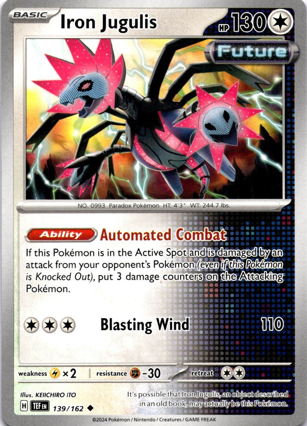Pokemon Iron Jugulis 139/162 Temporal Forces Non Holo NM
