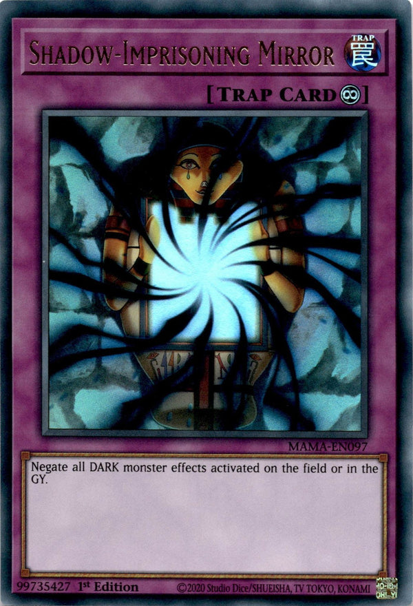 Yugioh Shadow-Imprisoning Mirror MAMA-EN097 Ultra Rare 1st Edition NM