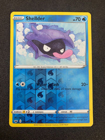 Pokemon Shellder 040/202 Sword Shield Base Reverse Holo NM