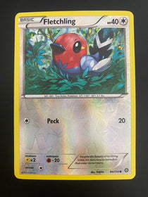 Pokemon Fletchling 94/114 Steam Siege Reverse Holo NM-MINT