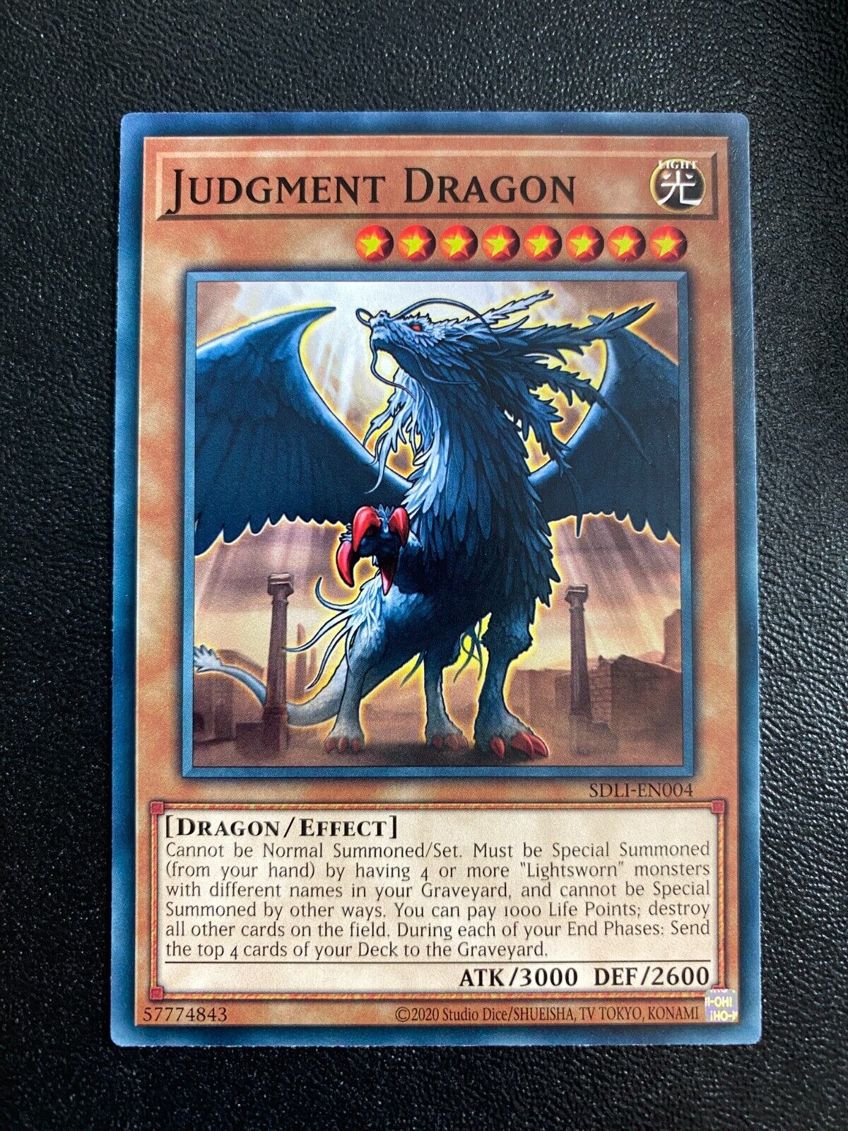 Yugioh Judgment Dragon SDLI-EN004 Common Unlimited Edition NM